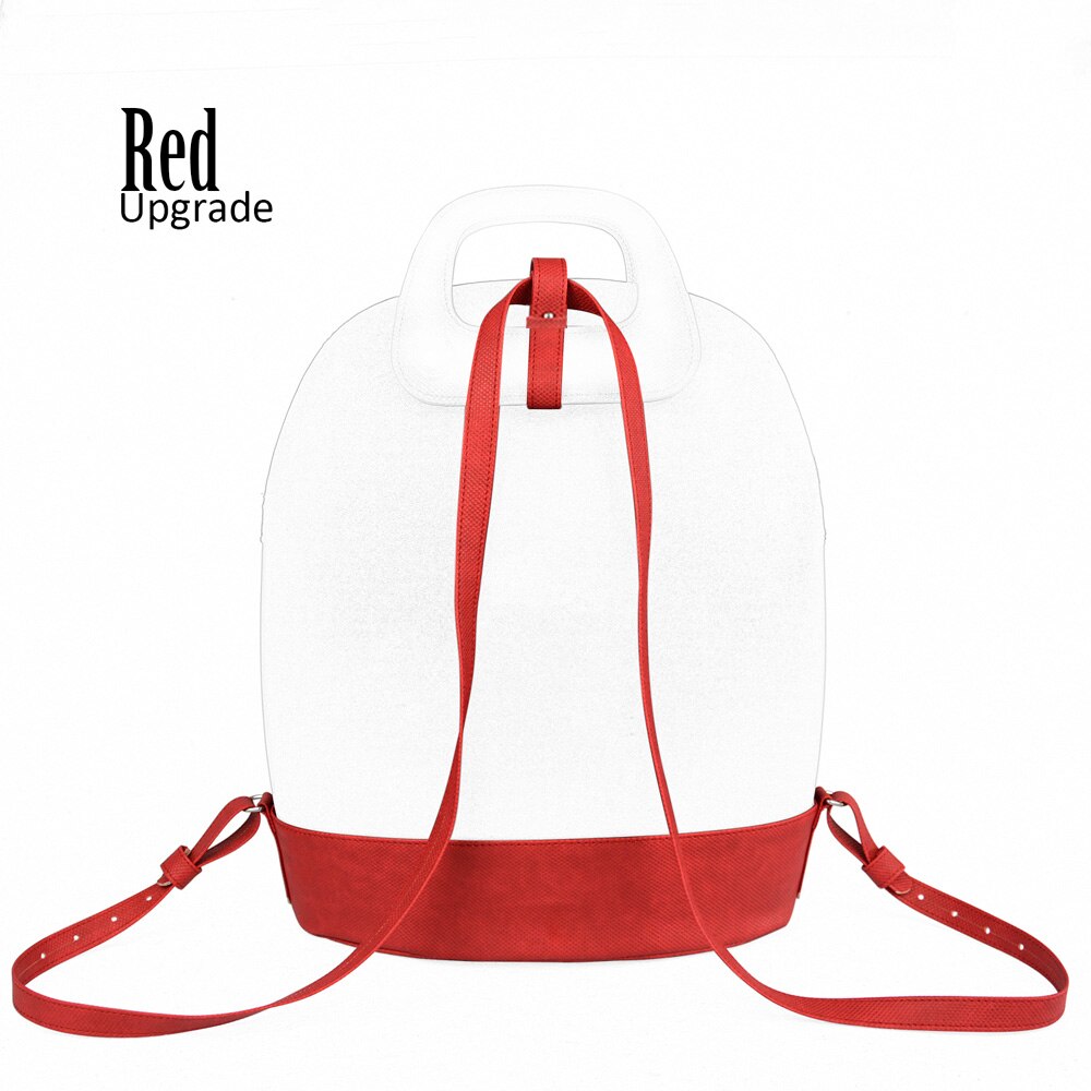 Slim Soft PU Leather Buckle Strap Bottom Backpack belt for Obag 50 O Bag 50: Red