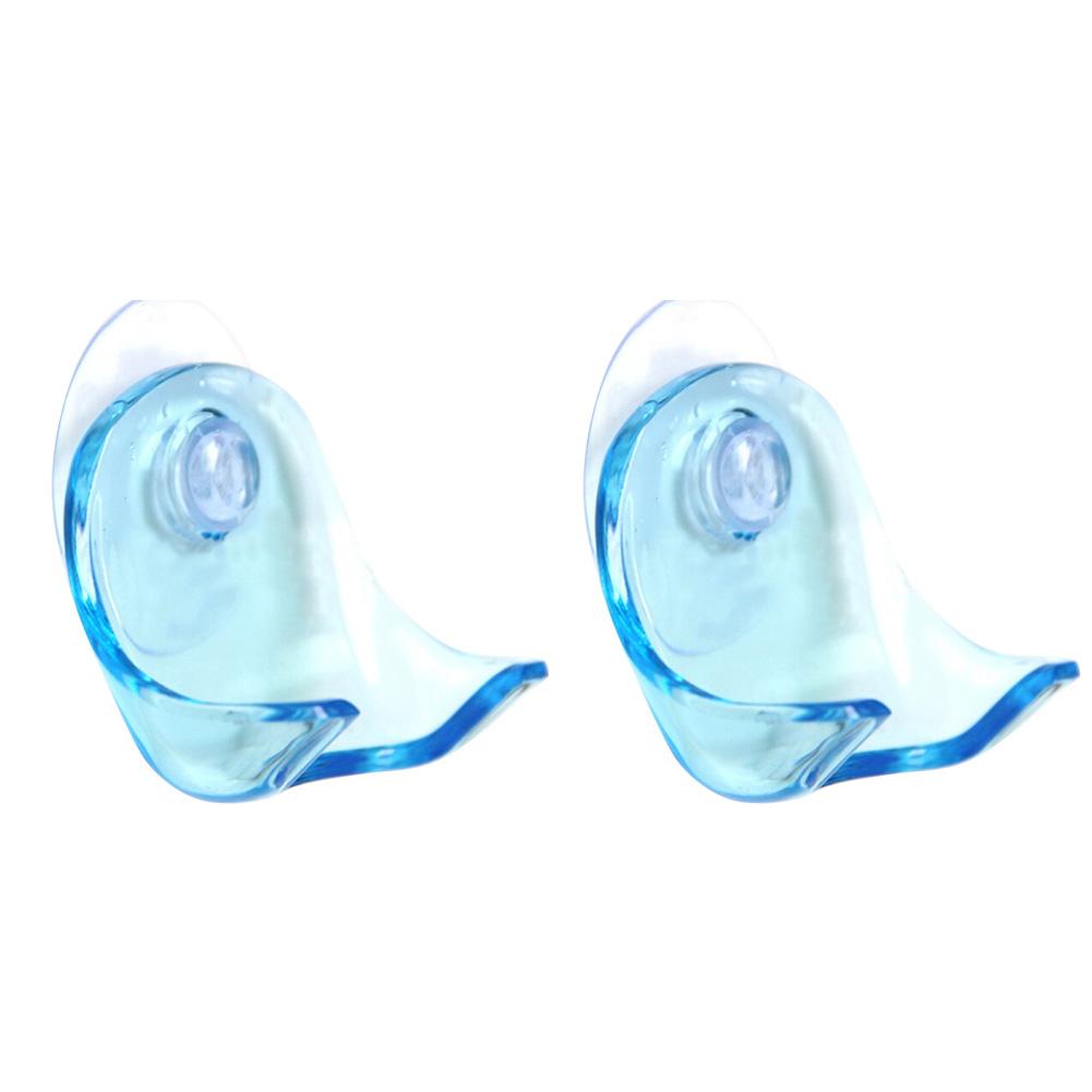1pc badrums rakapparat tandborsthållare tvättrum vägg sugkopp sugkopp krok rakhyvel badrum slät yta tvättrum rakapparat hållare: A / 1 st