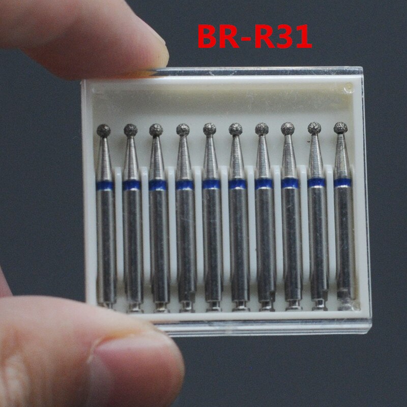 Zahnmedizin Diamant Bohrer 10x Niedriger Geschwindigkeit Für RA 2,35mm Schaft Handstück Polierer Für Zahnarzt Labor: R31