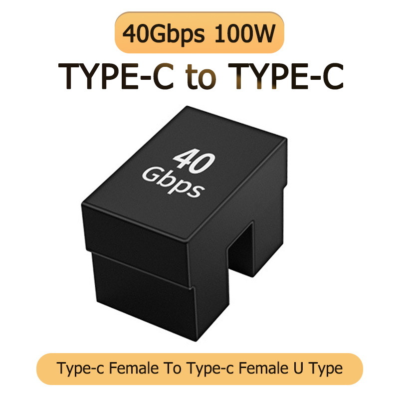 NNBILI 3A Typ C Kolanko USB 3.1 Adapter kabla do ładowania danych Konwerter dla Androida Adapter OTG 90/180 stopni Szybkie ładowanie 10 Gb/s: Rose Gold