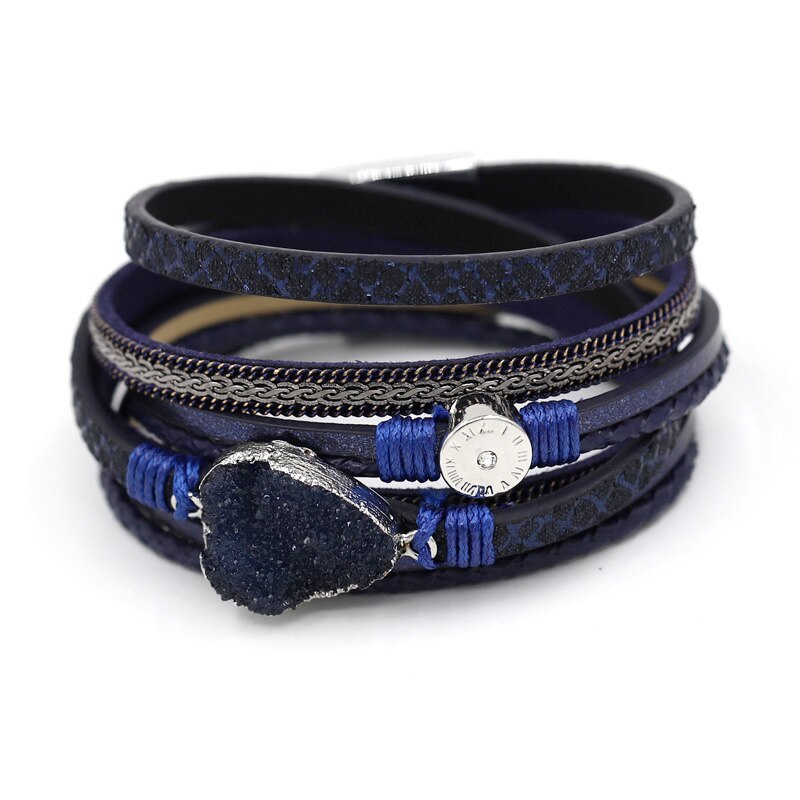 VONNOR frauen Armbänder Boho Schmuck Natürliche Perle mehrschichtig Leder 2 Kreis wickeln Armbinde: B8701d