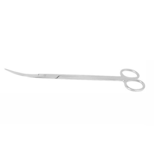 Cut Aquatic Aquarium Plant Tank Stainless Steel Long Wave Scissor Clean Tool Kit Water Grass Cutter Clipper Fish Tong Aquascape: Curved