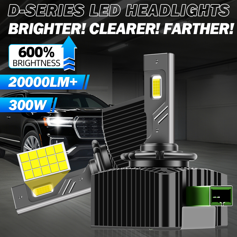 2 x d 3s d1s led koplampen canbus 1:1 hid  d2s d4s d5s d1r d2r d3r d4r d5r autolamp superheldere plug&play turbo led lampen voor auto: Geel