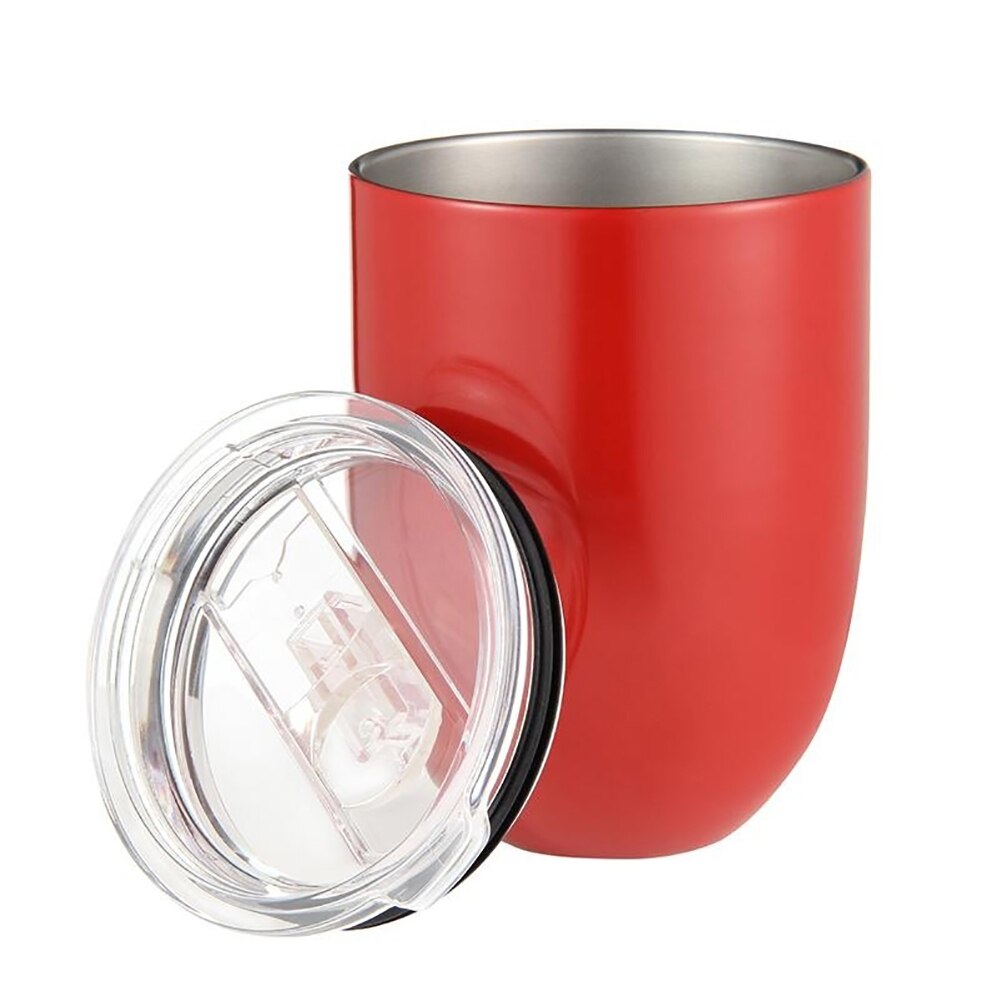 10oz udendørs picnic camping kaffekopper med låg rustfrit stål stammeløs ubrydelig mælkeøl drikke drikke kop tekopper drinkware