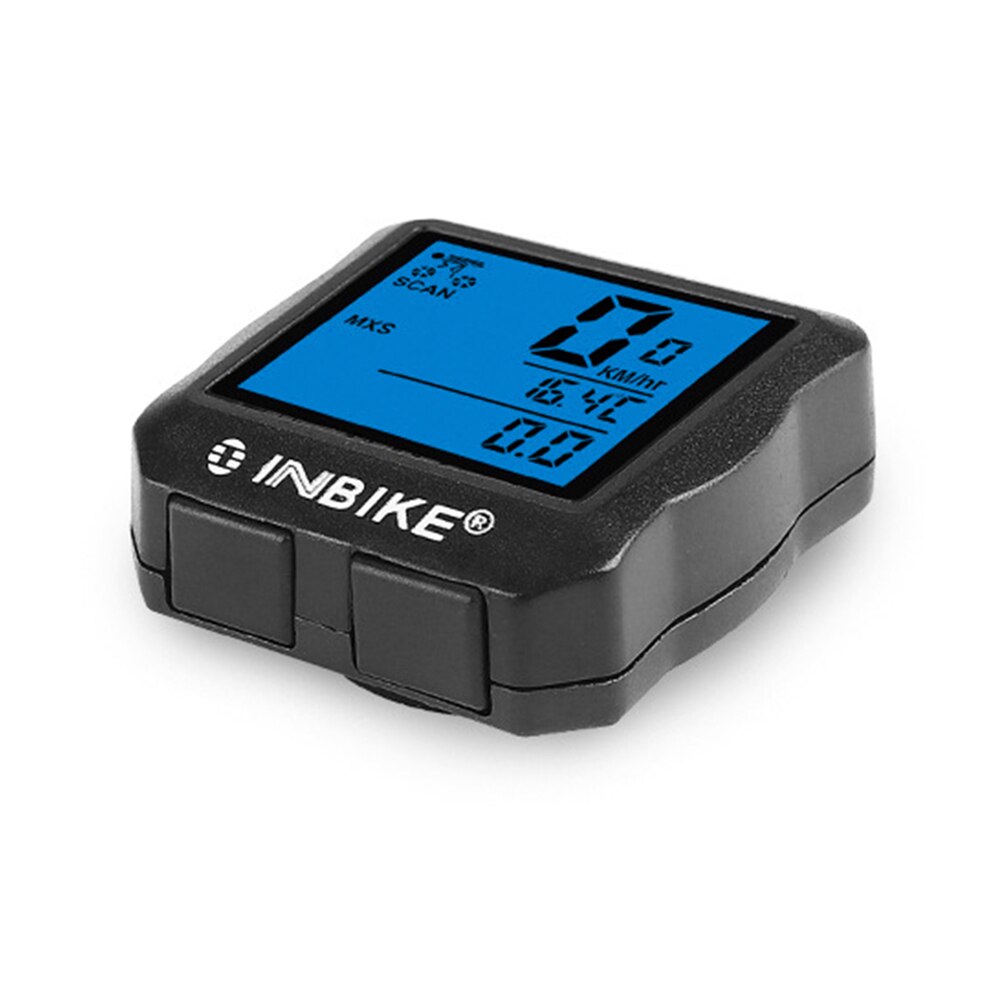 Mtb cykelcomputer speedometer lysende mountain road cykel lcd kablet kilometertæller realtidshastighed cykeludstyr
