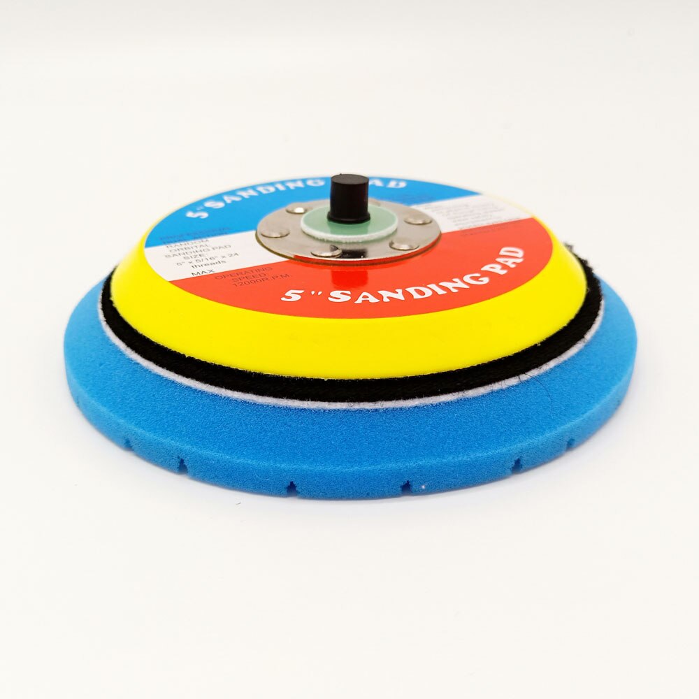 Backer Backing Plate Pad 5inch/6inch Hook&amp;Loop Sanding DISC For Air Sander Car Polisher Buffing