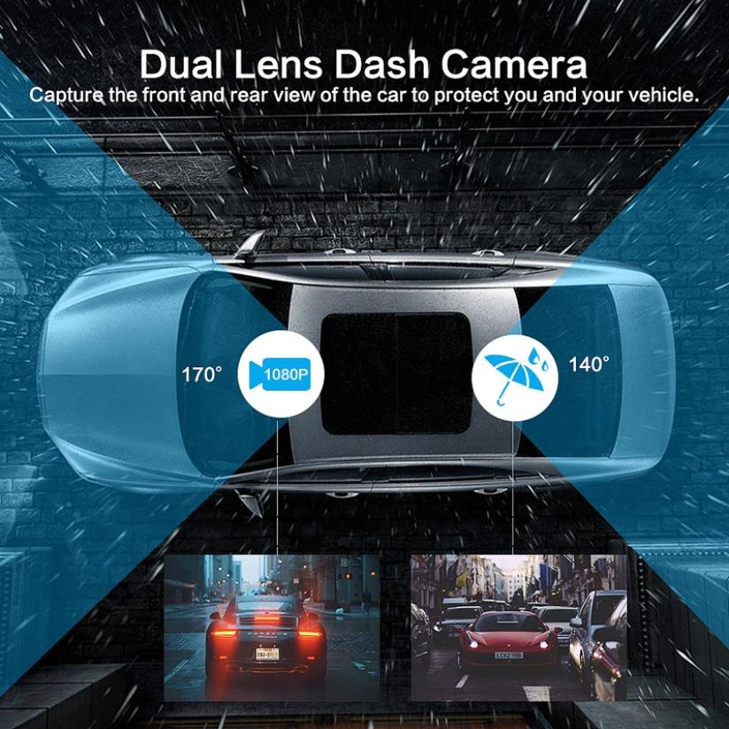 Auto DVR Wifi Clever Telefon Bindestrich Kamera Video Recorder 1080P Nachtsicht Schleife-aufnahme G-Sensor 140 ° weitwinkel Dashcam Kanzler