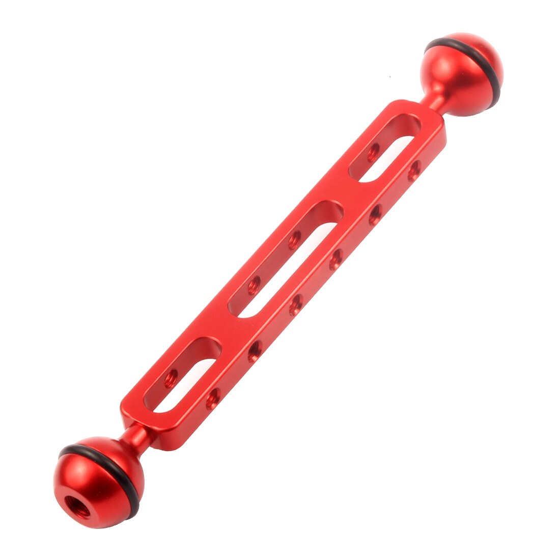 Bgning duikarm verlengstuk kogelgewricht verlengstuk onderwaterfotografie montagebeugel voor stroboscoop duiklamp lichtset: Rood origineel 