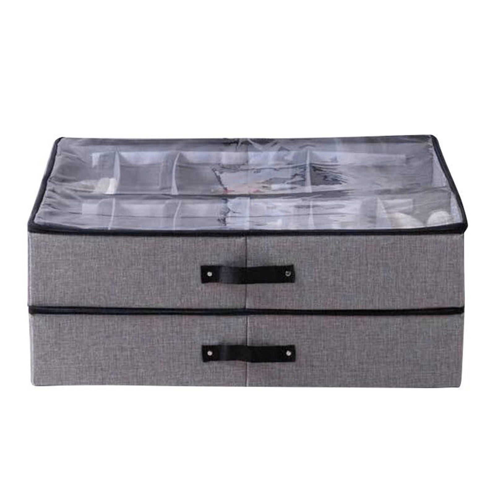Under Bed Shoe Storage Box Organizer Shoe Storage Chest Container Save Space