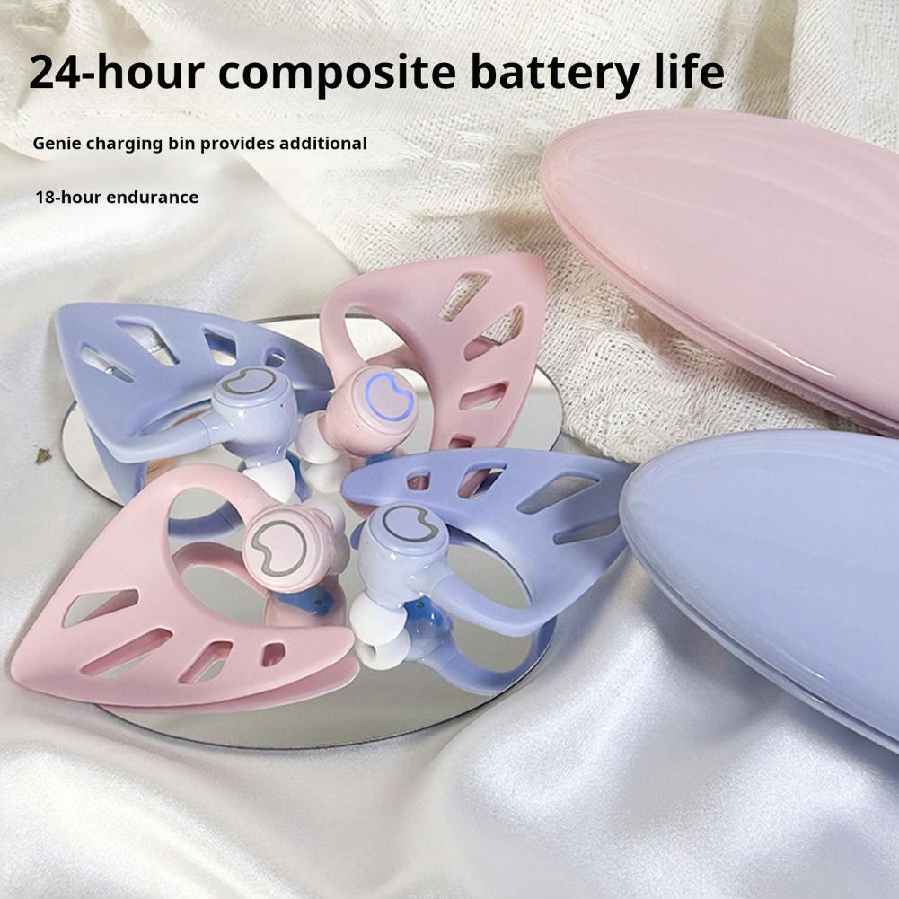 Earphone Wireless Earphones Wireless Elf Ear Headphones with Stereo Sound Stable Connection Noise Reduction for An