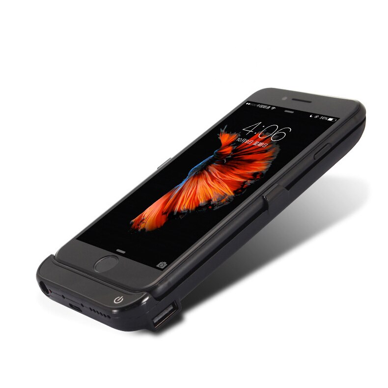 10000Mah Power Bank Case Voor Iphone 6 6S 7 8 Plus Case Batterij Oplader Voor Iphone 6 4s Iphone 6 7 8 Power Bank Opladen Case