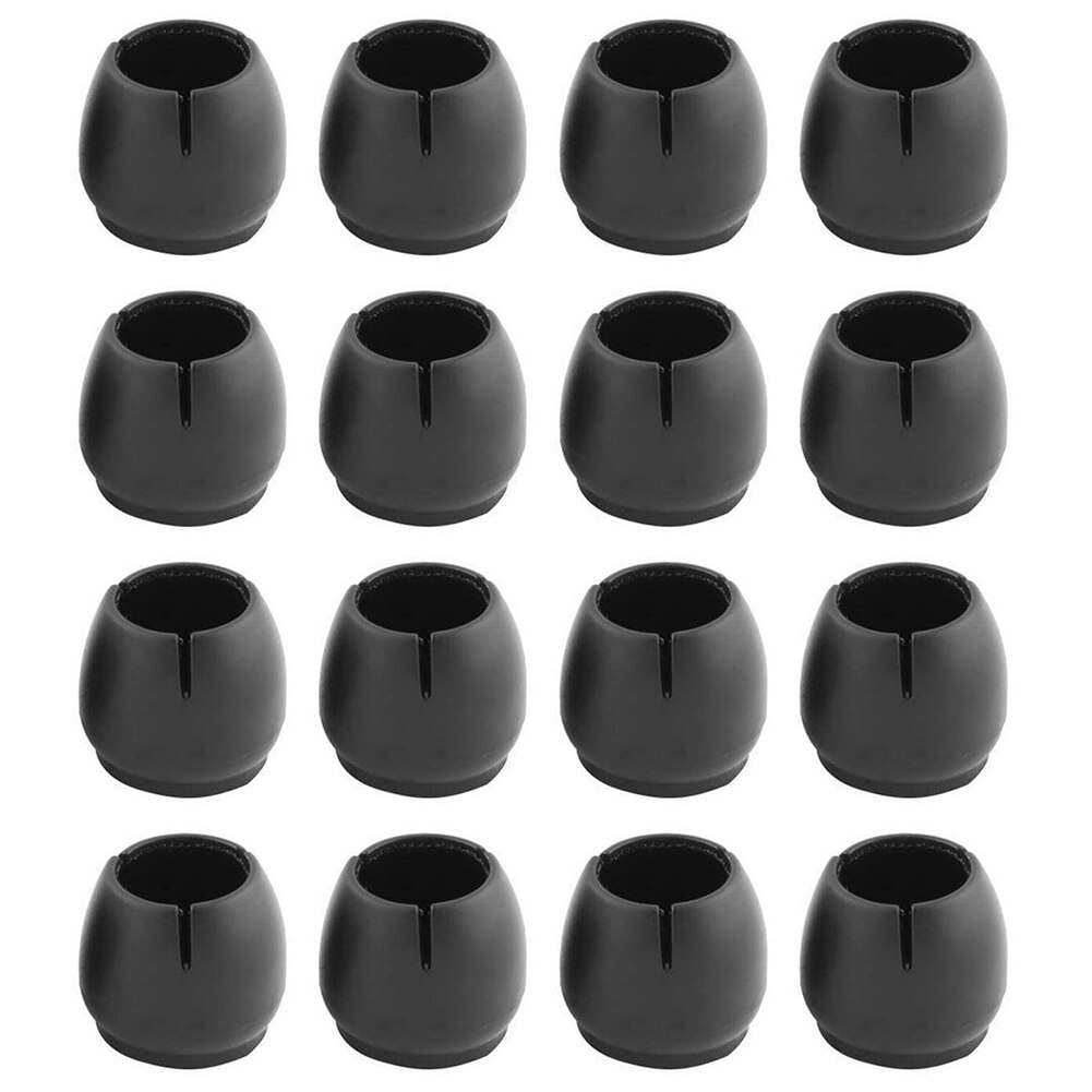 16pcs Silicone Non-slip Protection Cover Table Chair Leg Caps Foot ...