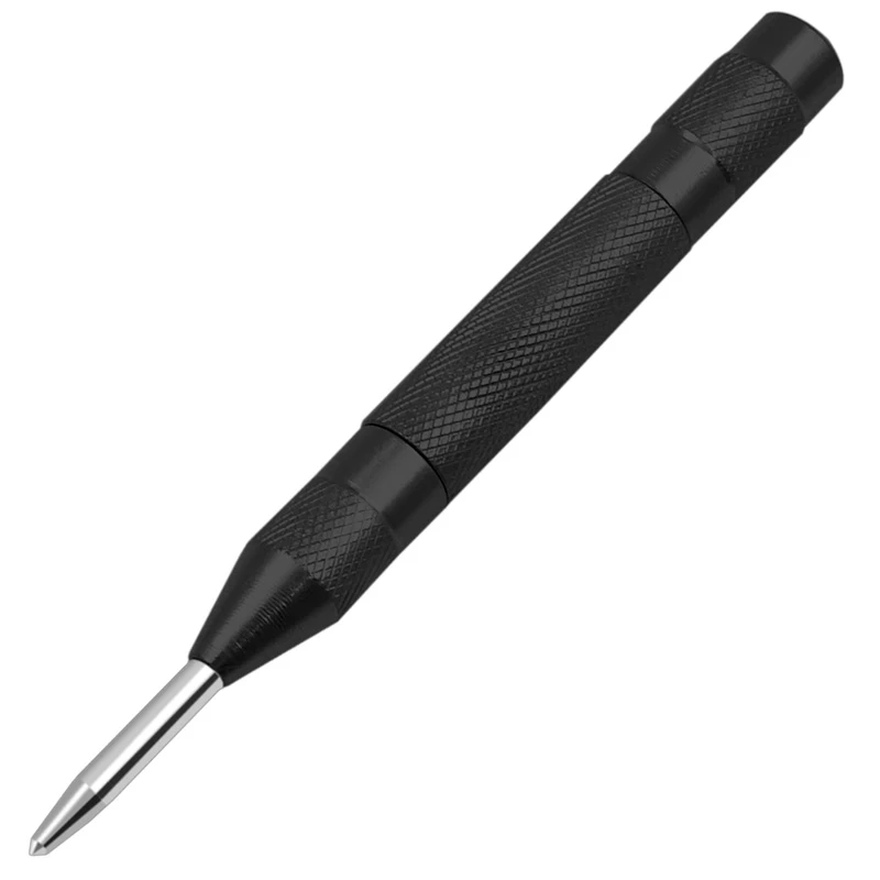 Automatische Centerpons Hoge Snelheid Staal Center Punch Boor Breken Apparaat Klepstandsteller Metalwoking Gereedschap Window Breaking Apparaat: Black / with cup