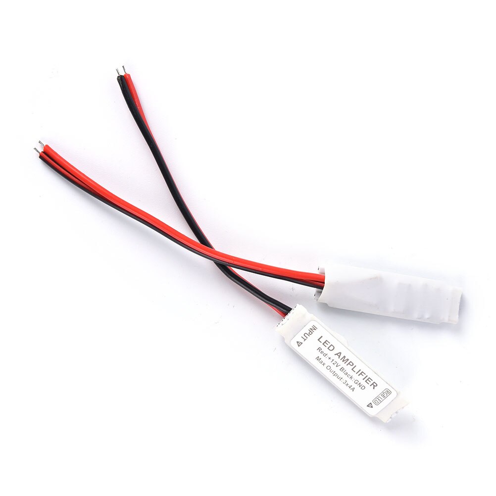 2 Stuks 8-16V 3 * 4A 144W Led Strip Accessoire Mini Rgb Led Versterker Voor 5050 3528 Rgb Led Strip Licht Signaalversterker