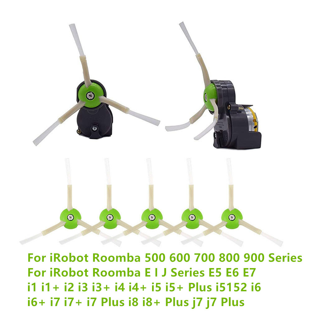 Para iRobot Roomba i3 i3 + i7 i7 + Módulo de Motor de Cepillo Lateral para iRobot Roomba 500 600 700 800 900 Series 550 620 695 760 880 975 980