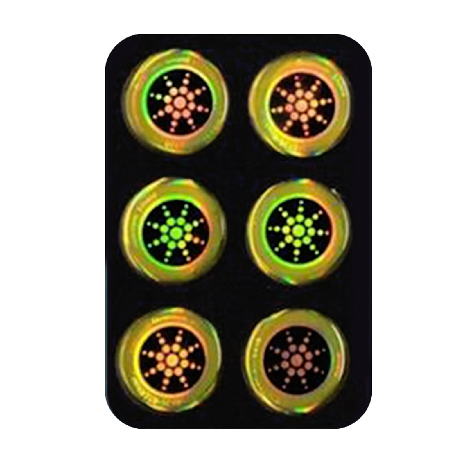 Autocollants Anti-Radiation pour téléphones portables 6 pièces/ensemble, bouclier électromagnétique de forme ronde, patchs anti-ondes électromagnétiques: 4