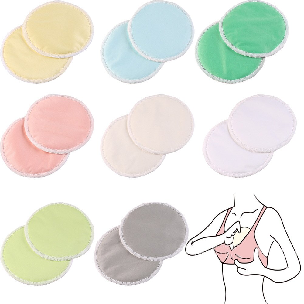 10 Stuks Mom Bamboe Borst Verpleging Pad Waterdicht Wasbare Feeding Herbruikbare 3 Lagen Dikke Pads Yjs