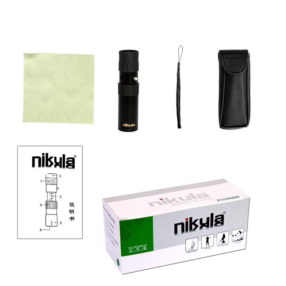 4K 10-30x30mm Night Vision High-definition High-power Telescope Telescope Super Telephoto Zoom Monocular Telescope Tripod