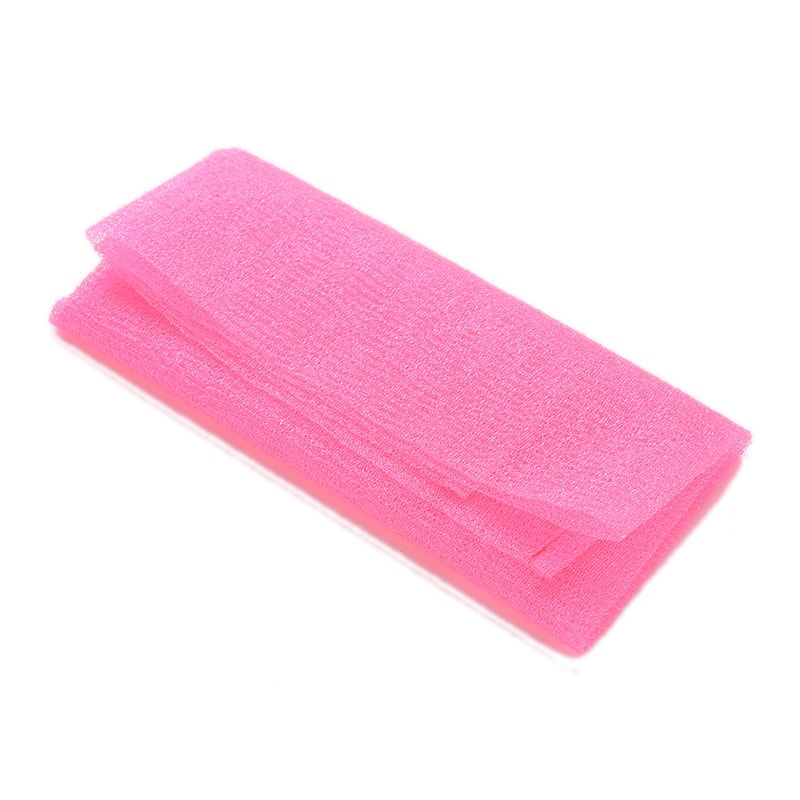 1Pcs Nylon Japanse Exfoliërende Schoonheid Huid Bad Douche Wash Doek Handdoek Terug Scrub Handdoek Sponzen & Schrobmachines 3 Kleuren