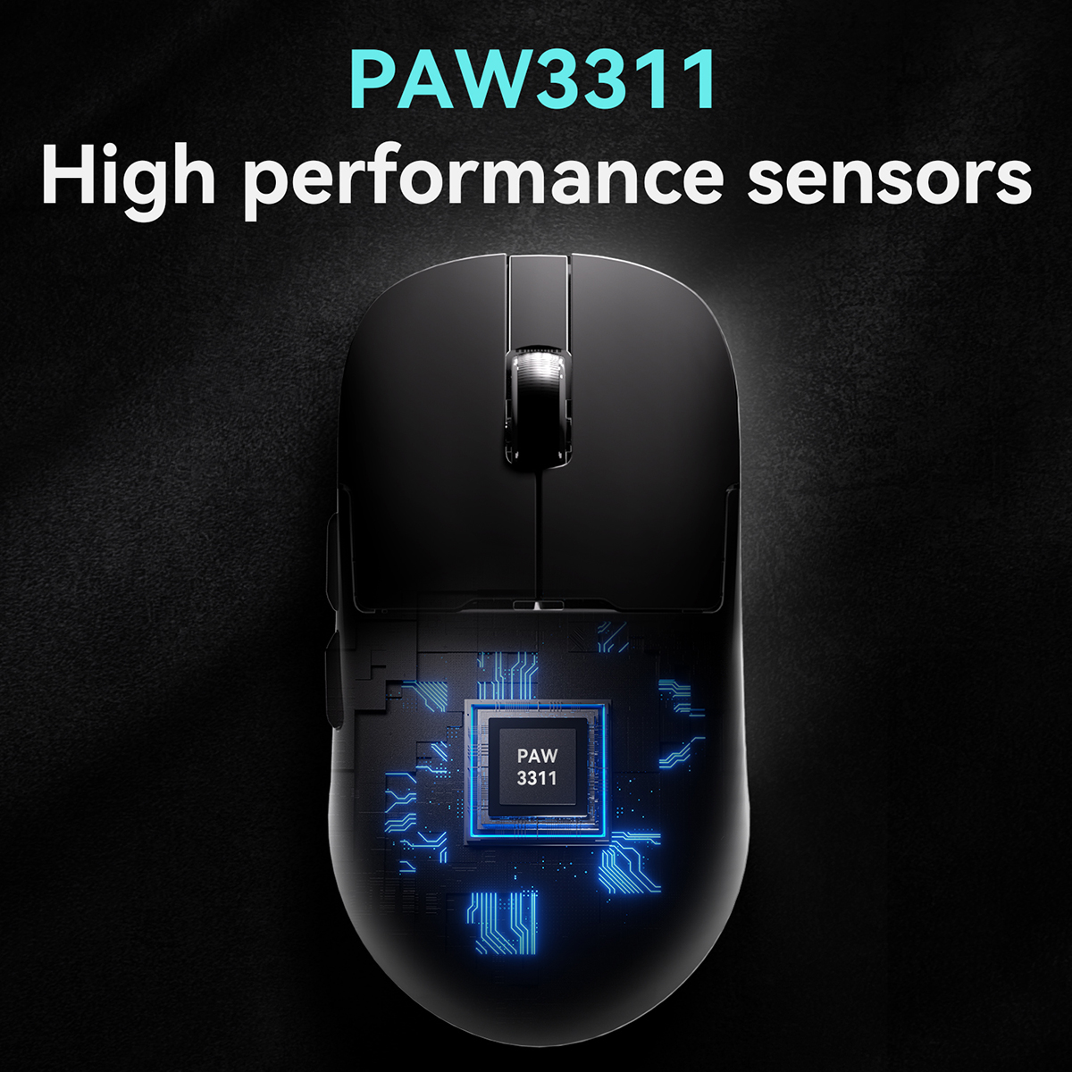 AJAZZAJ159PMC mouse, wireless gaming mouse, three-mode pixart PAW3311 lightweight e-sports gaming office
