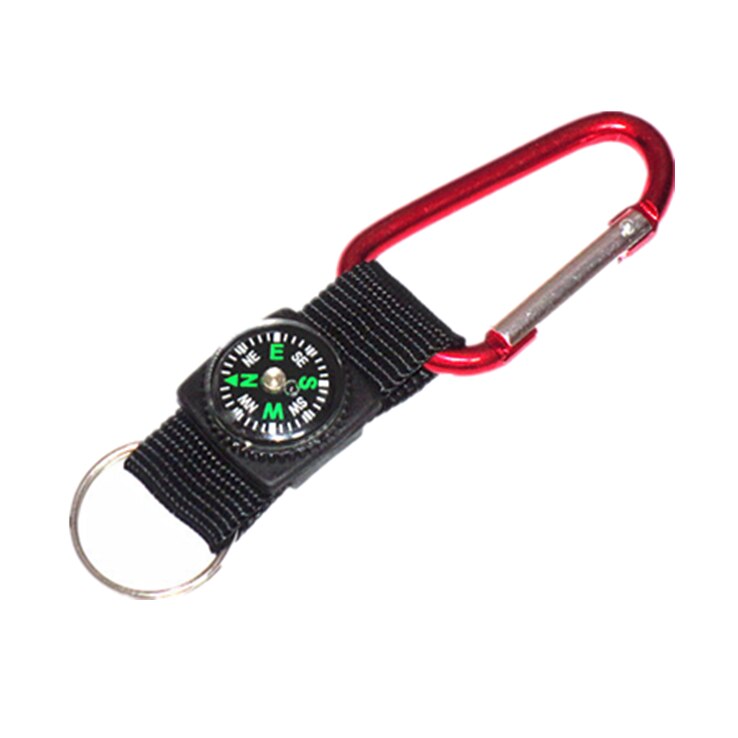 Outdoor Mountain Hang Buckle Super Practical Minicarabiner Keychain Buckle Hang Buckle Hanging with Compass Water Bottle Buckle: Default Title