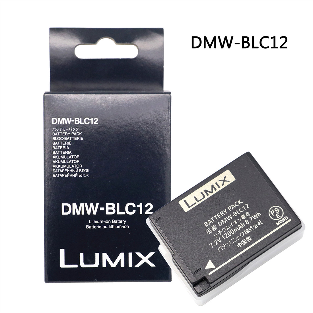 DMW-BLC12 DMW-BLC12E Camera Batterij Voor Panasonic DMC-GH2S FZ3 G95 G85 G80 G5 G6 G7 GX8 FZ200 FZ300 FZ2500 FZ1000