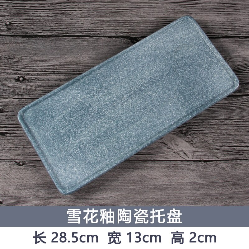 Bouteille de saké japonaise en céramique émaillée flocon de neige, pot chaud à vin, plateau, fiole en poterie, tasses, service à saké, service à vin blanc chinois: Palette en céramique