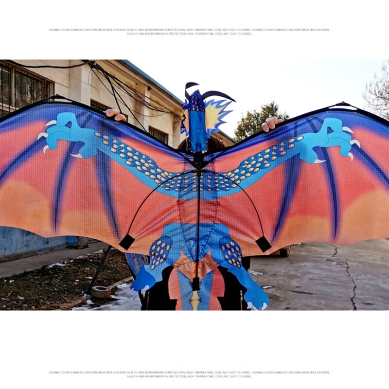 3D Dragon Kite With Tail Kites For Adult Kites Flying Outdoor 100m Kite Line XX9E