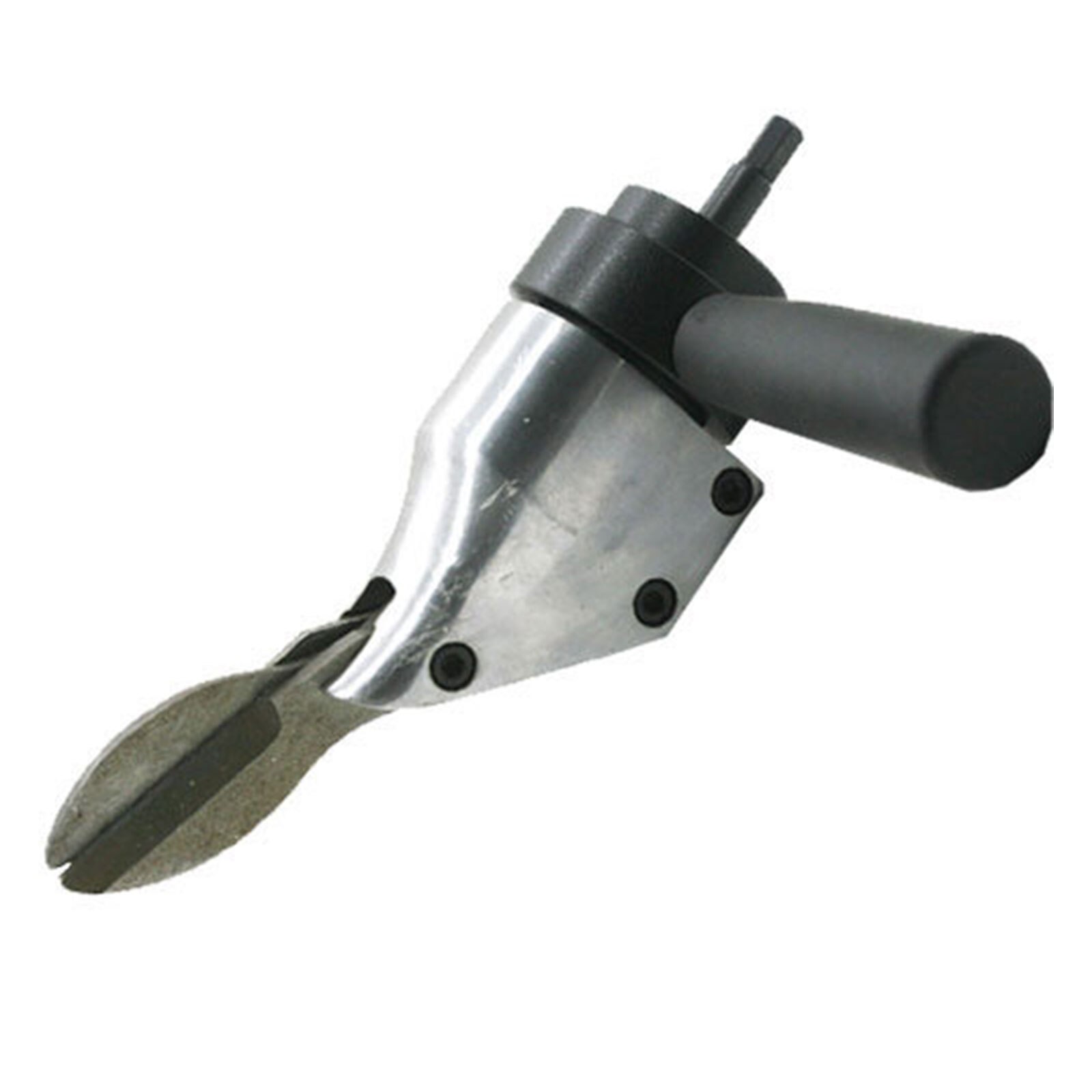 Tête de ciseaux en tôle pour perceuse électrique, mandrin, cisailles en fer, tissu en plastique, laine, coupe de treillis métallique, tournevis à Air: A
