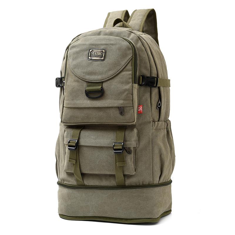 Bergbeklimmen Rugzak Travel Mannen School Rugzak Slijtvaste Rugzak Opbergtas 15.6 Inch Laptop Knapzak Mochila Hombre: Green