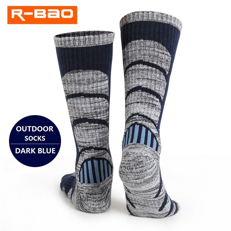 RB3301 Outdoor Skiing/Hiking Socks Terry Sole Thicken Keep Warm Breathable Wear-Resisting Sports Socks