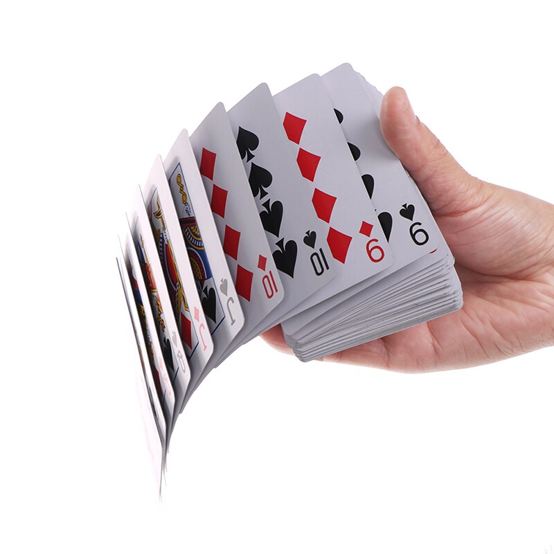 1 Set Magic electric deck of cards magician prank trick close up stage poker prop red 6.2cmx8.7cmx1.5cm