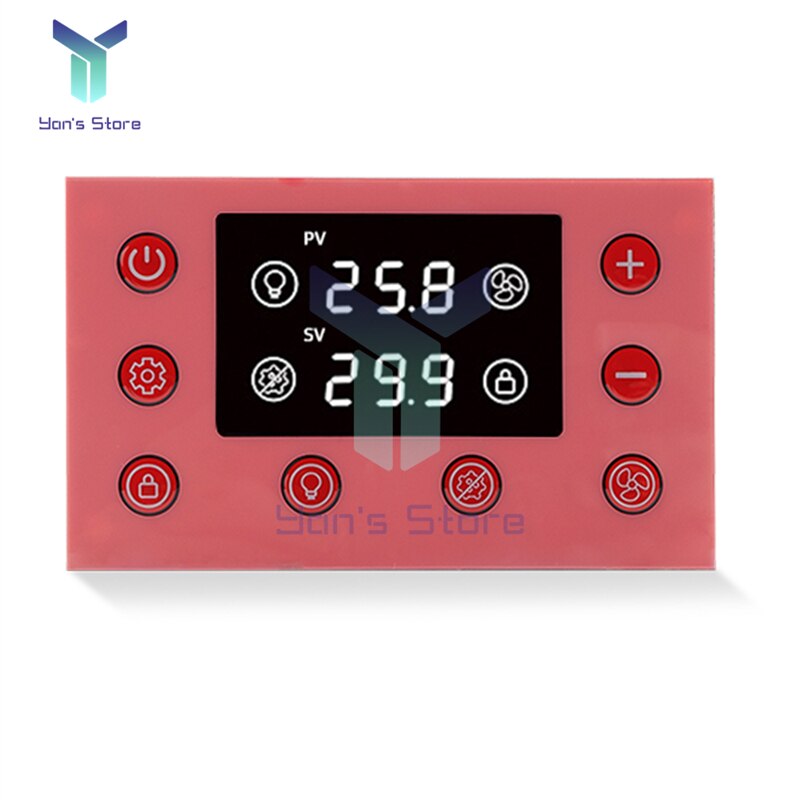 AC 220V Smart Pet House Controller Intelligent Thermostat Temperature Control Lighting Sterilization Ventilation Child Lock