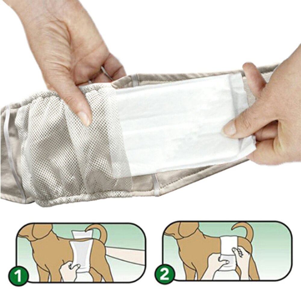 1pc Cotton cloth Male Pet Dog Belly Wrap Band Diaper Nappy Pants Puppy Sanitary Underwear S-XL