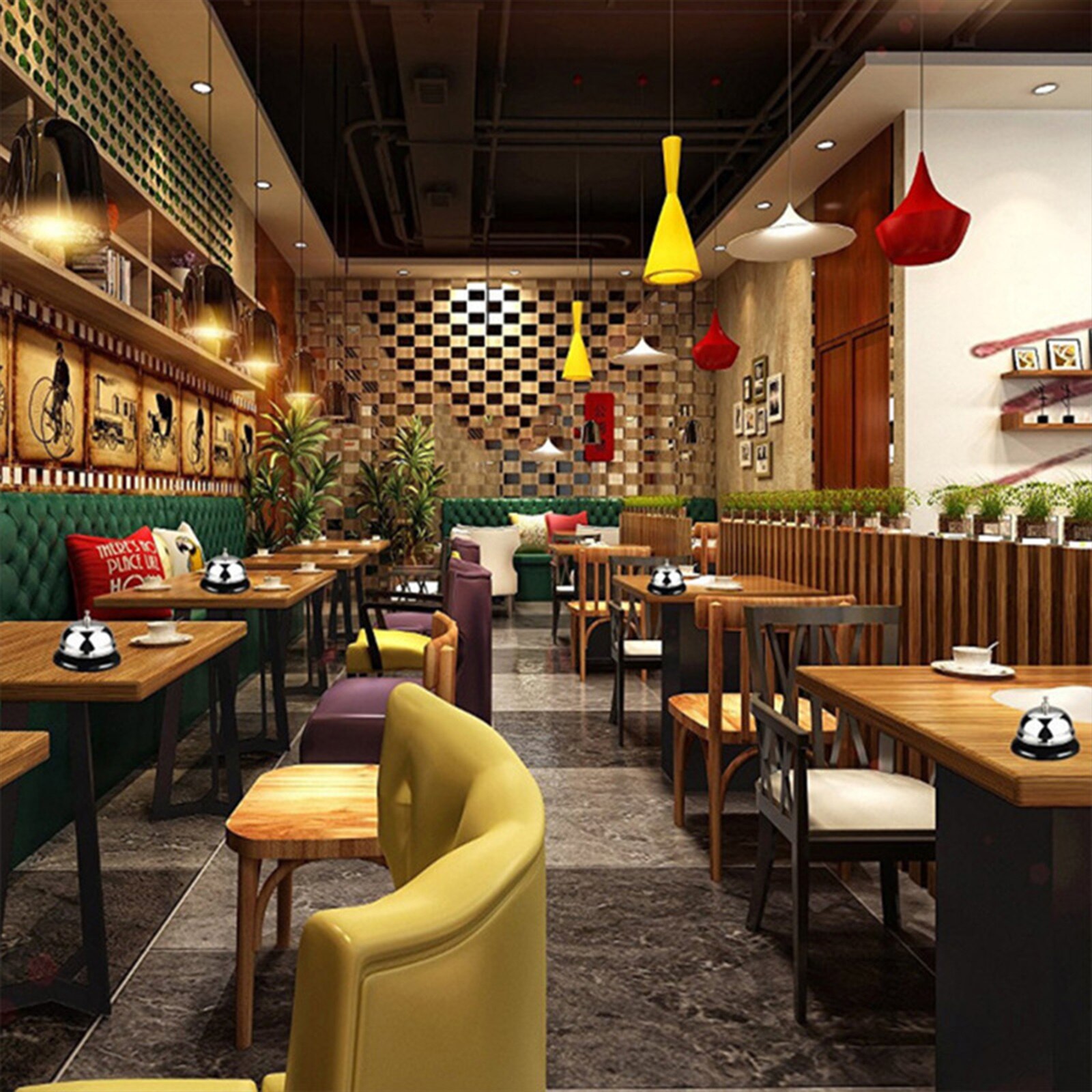 Schreibtisch Küche Hotel Zähler Rezeption Weihnachten Handwerk Glocke Restaurant Bar Klingelton Anruf Glocke Service Ring Hause Restaurant Anruf Glocke
