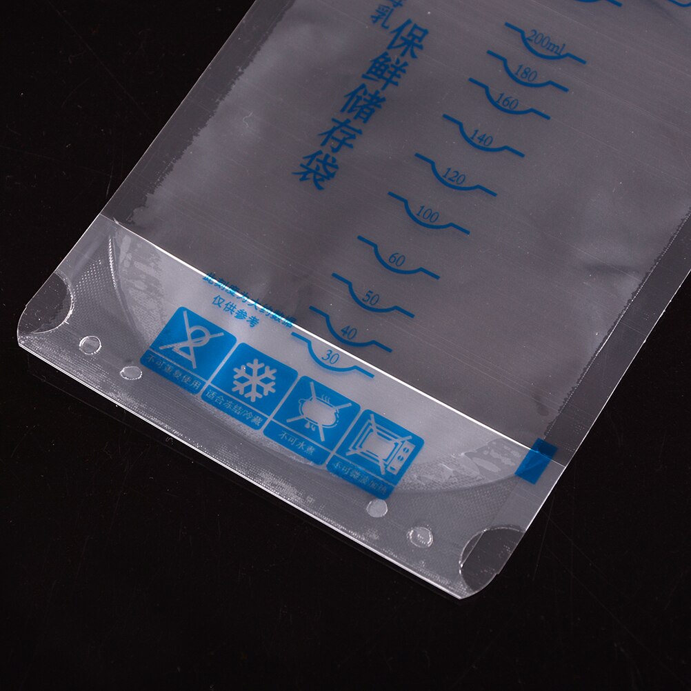 30pz Del bambino Borse Contenitore per Alimenti Liquidi Del Seno Sacchetto Di Stoccaggio Del Latte 250ml Di un uso del tempo Del Latte Materno Sacchetti congelatore accessori del seno 250ml