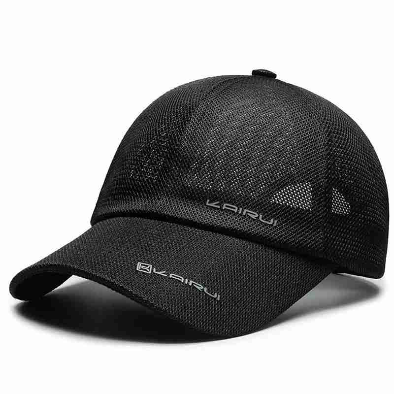 Hoed heren lente en zomer schaduw zonnebrandcrème mesh baseball pet middelbare leeftijd en ouderen buitensport ademende pet