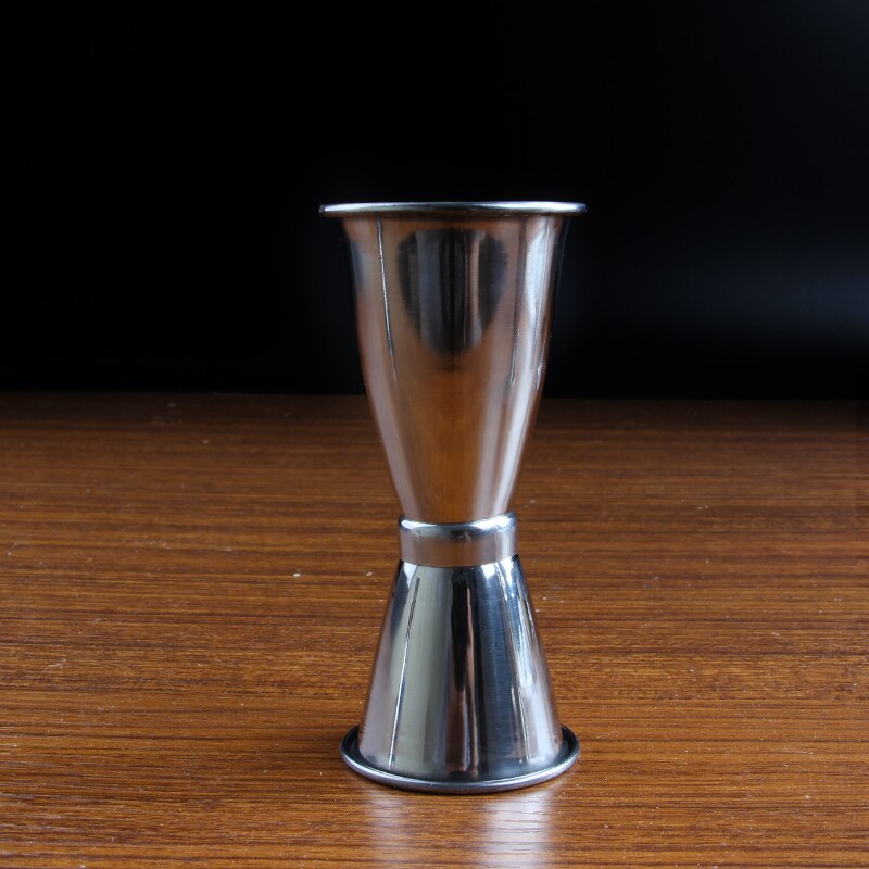 stainless steel Cocktail Double measuring cup for liquor bars Bistro Jigger Cocktail glass of mixed alcohol measuring