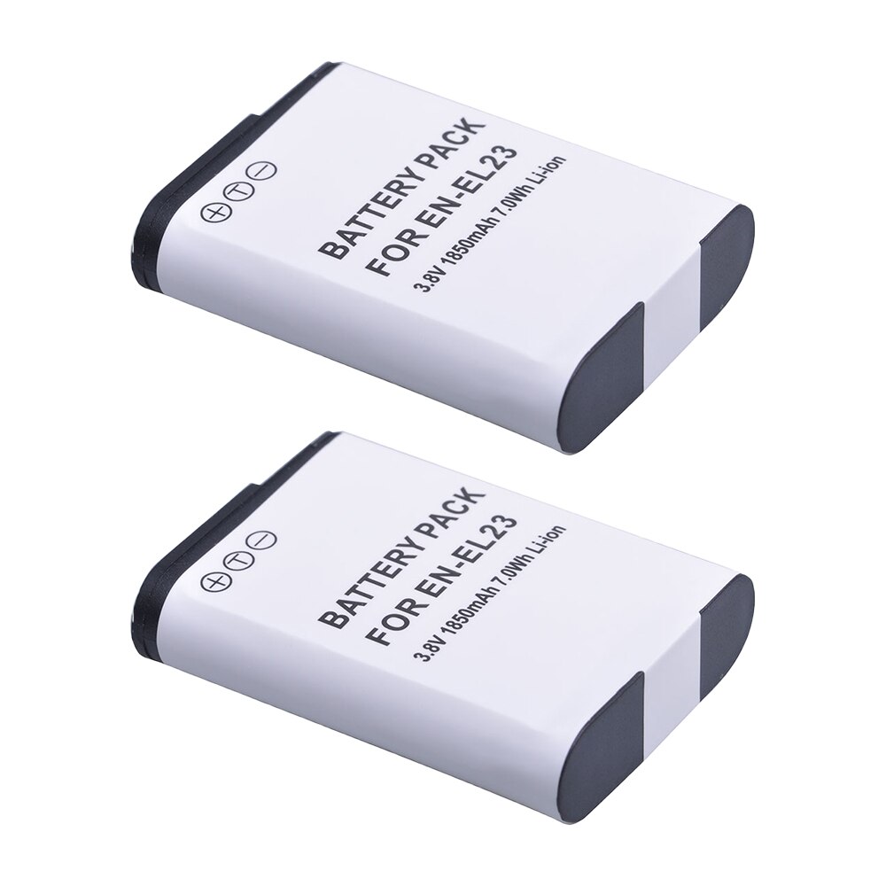 Batería EN-EL23 ENEL23 EN EL23 para cámara Nikon COOLPIX B700 P900s P900 P610s P610 P600 S810c, 2 uds.: 2 battery