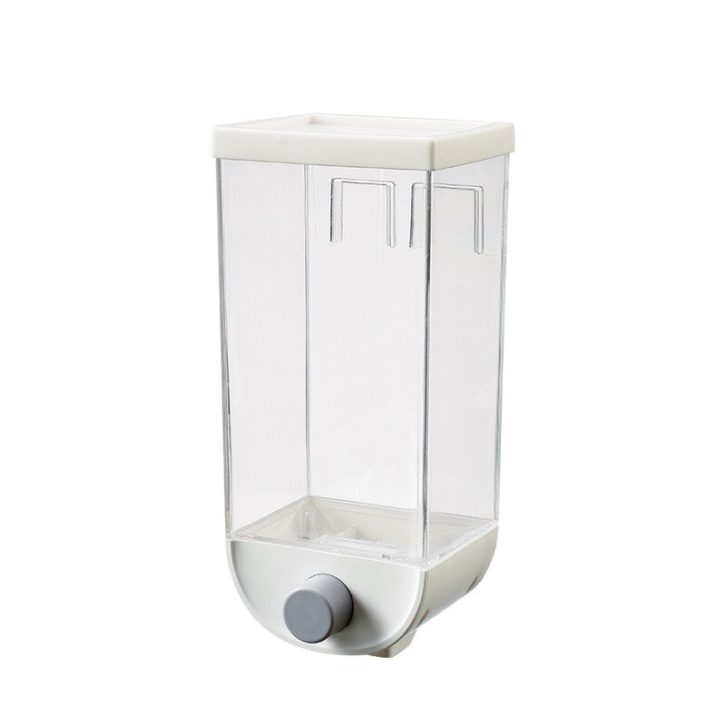Baffect Plastic Food Container Airtight Dispenser for Cereals Wall-mounted Food Storage Box 1000ml/1500ml Kitchen Sorage Tank: 1000ml