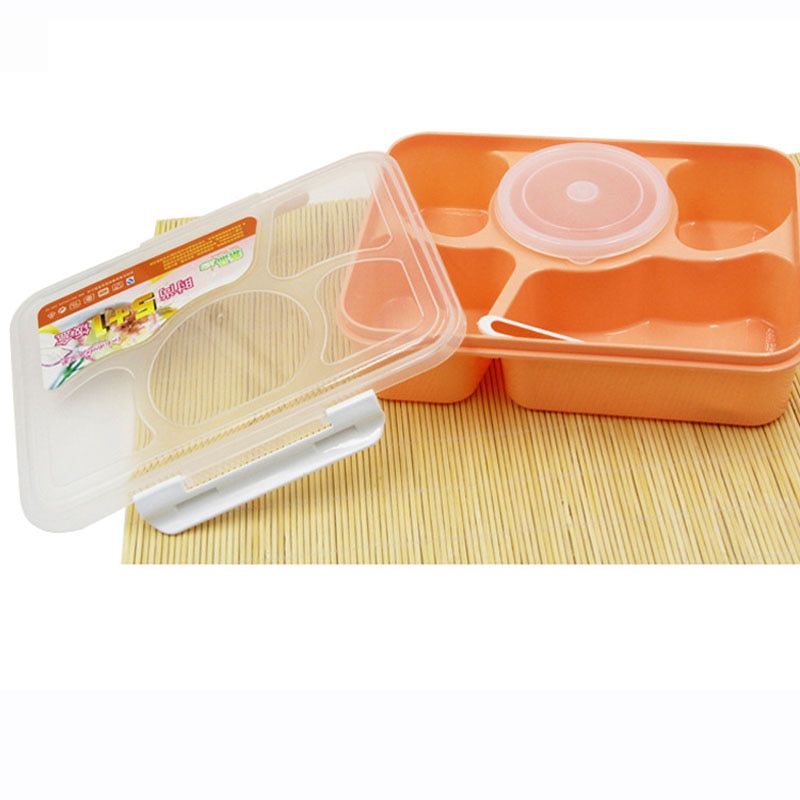Baby Kids Food Container Bento Video Show with Soup Bowl Children Dinnerware School Portable Food Storage Container
