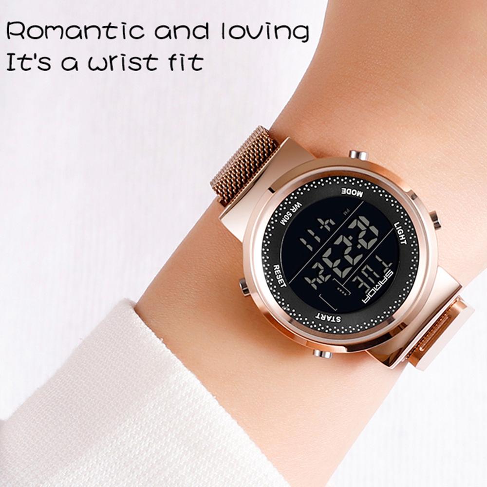 Women Watch Men Touch Screen LED Electronic Watch Waterproof Couple Luminous Watch for