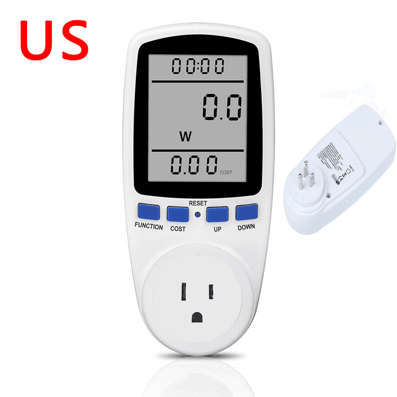 Electronic digital timer switch UK US AU EU FR kitchen timer 24 Hour cyclic programmable timing socket: black