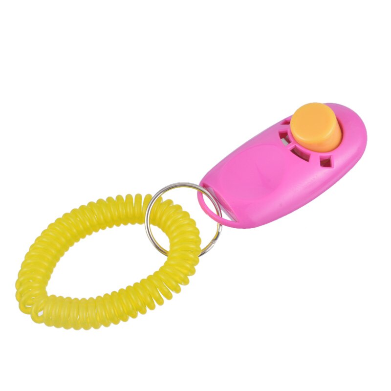Universal- Fernbedienung Tragbare Ebene Hund Geschmack Clicker Klang Trainer Haustier Ausbildung Werkzeug Kontrolle Handgelenk Band Zubehör