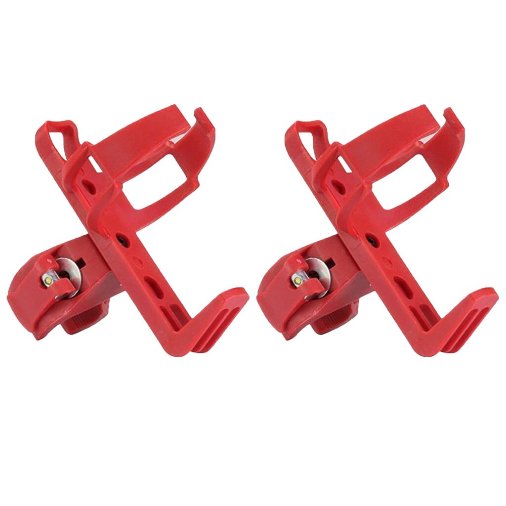 Mtb fiets waterfleshouder aluminiumlegering plastic fiets glas waterfles houder bekerhouder accessoires #40: Rood 