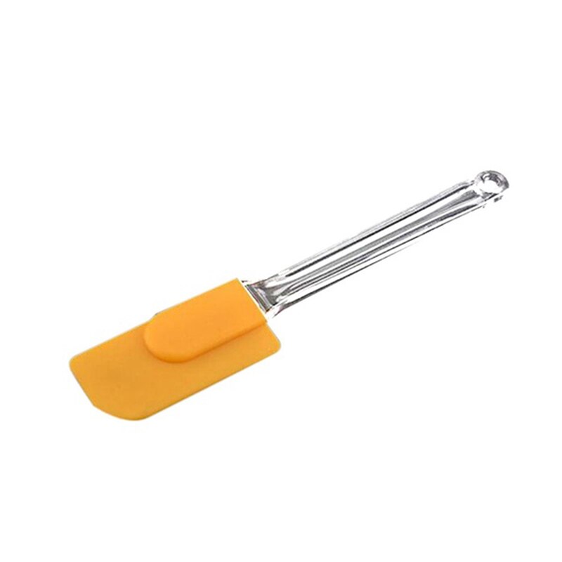 Nützliche Multi-zweck Silikon Schaber Spachtel Utensil Für Kochen Kuchen Backen Mischen Kuchen Schimmel Küche: Gelb
