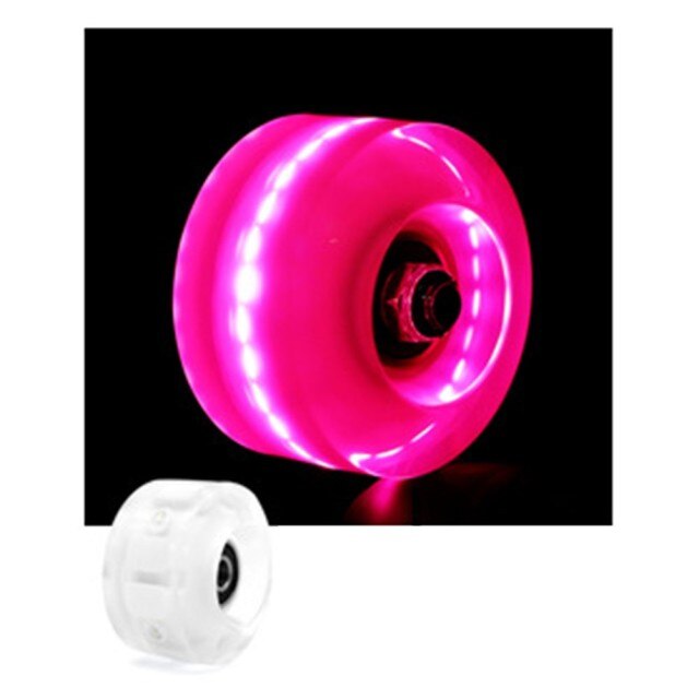 Double Row SKATEBOARD Four Wheels Wheel Luminous Wheels PU Flash Wheels: F