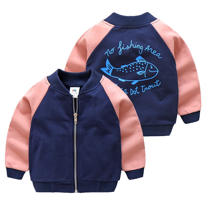 Autumn Spring 2 3 4 5 6 7 8 9 10 Years Children V-Neck Outwear Mandarin Collar Patchwork Sports Jacket For Kids Baby Boys