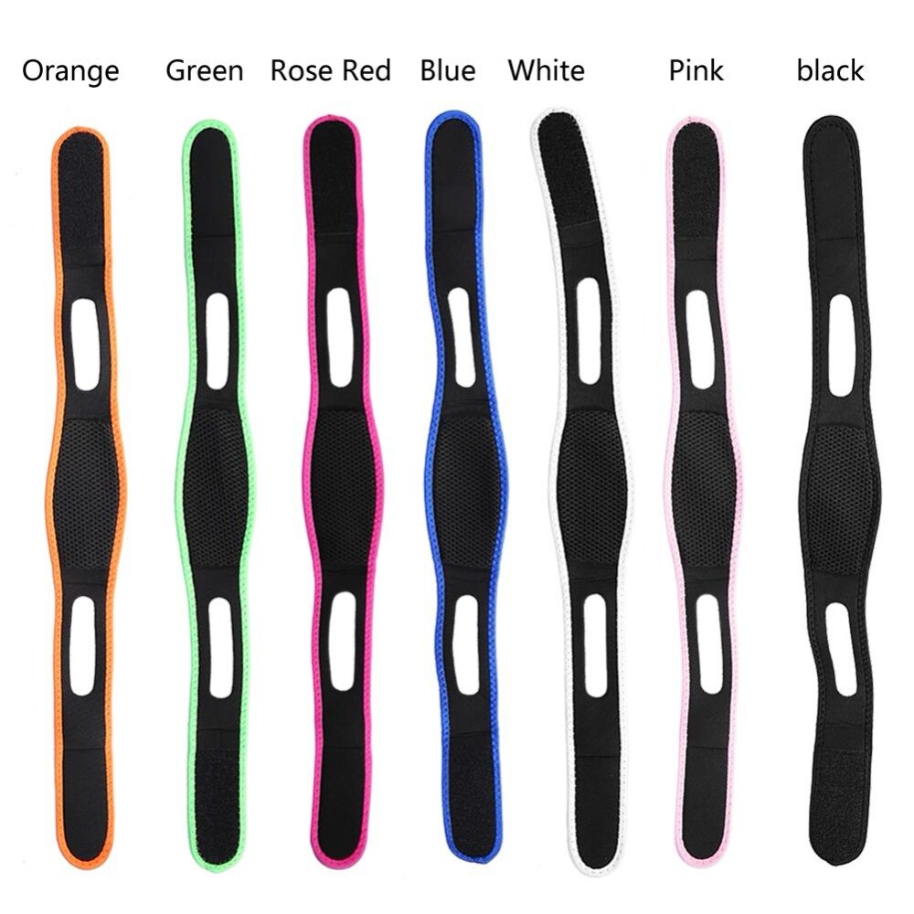Anti snurk kinband riem delicate facelift 7 kleuren kin ondersteunende banden slanke massager slaap voorkomen snurken hoofdband ondersteuning