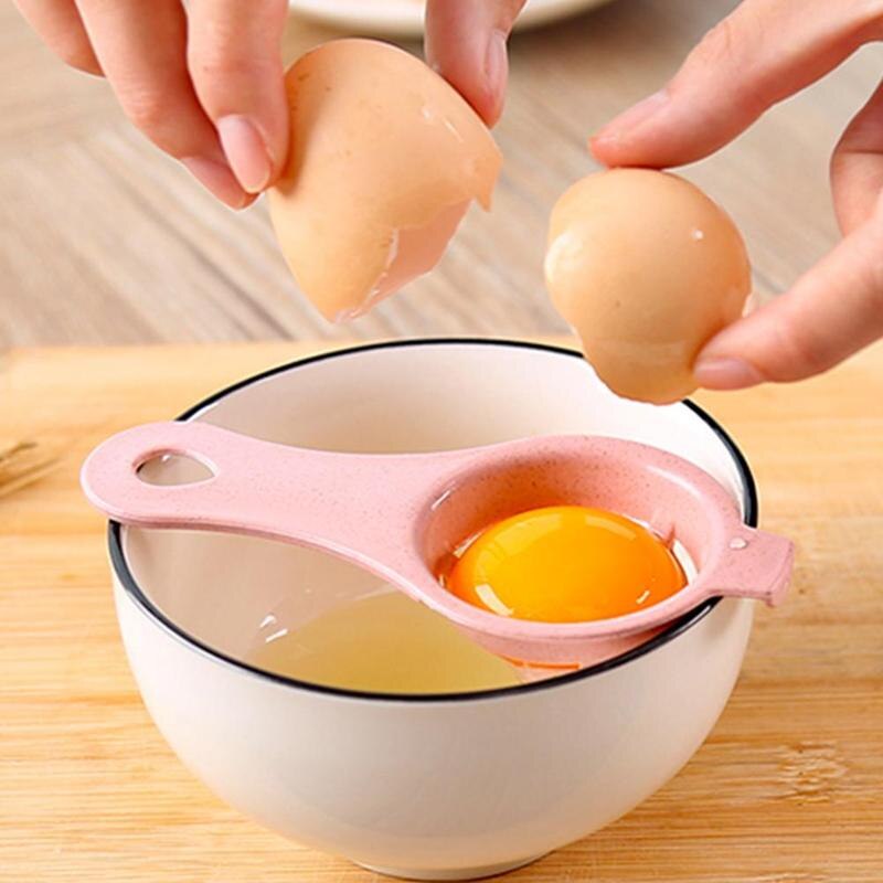Séparateur d'oeufs en plastique jaune blanc criblage maison cuisine salle outils cuisine salle à manger Chef pour ménage cuisine oeuf Gadget U8F4